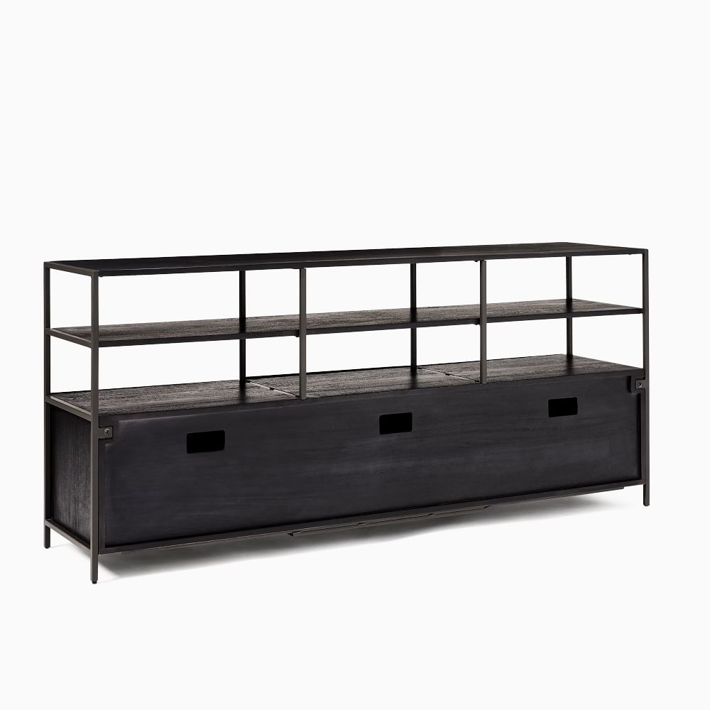 Industrial Storage Media Console 203cm West Elm UK